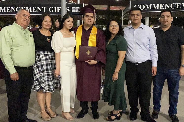 Scholar at graduation