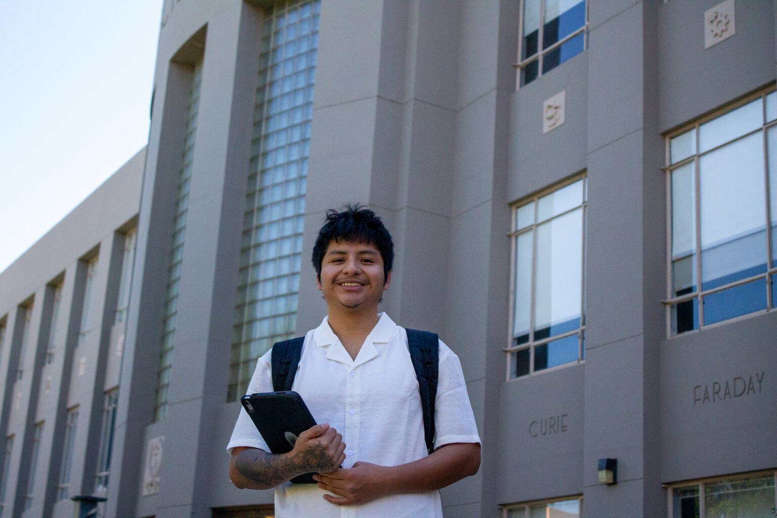 Jesse Lopez Martin at the ASU Tempe campus 