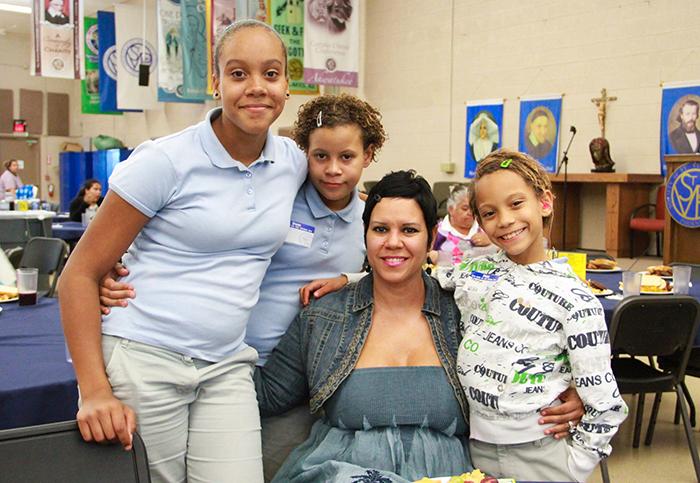 Mari Gonzalez and her three daughters