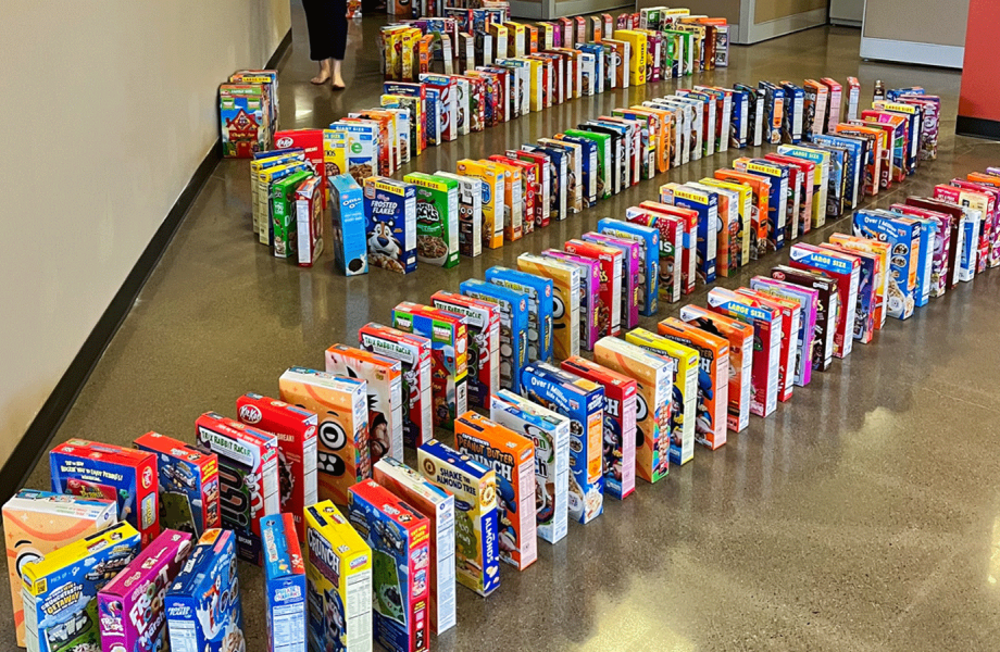 Western Wealth Communities cereal drive