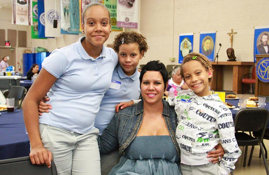 Mari Gonzalez and her three daughters