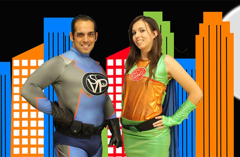 Vinny and Paulina Summer Action Heroes