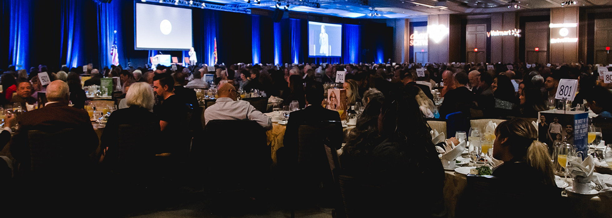 wide shot of a ballroom