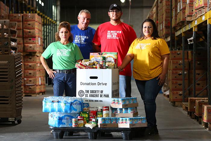 SVdP food reclamation warehouse